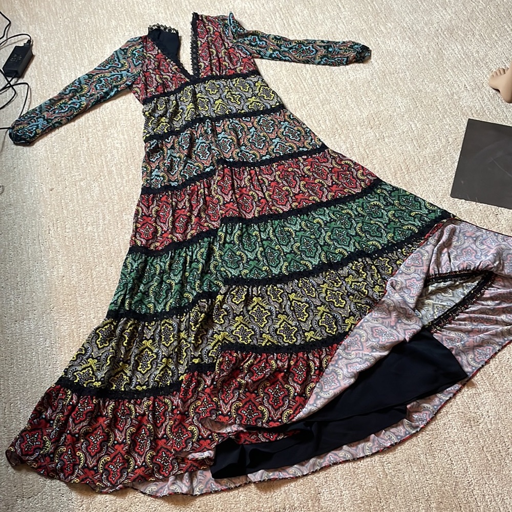 Beautiful multi color Alice and Olivia dress - Picture 5 of 7